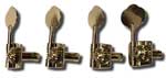 Gotoh Bass tuners 4 in line Nickel