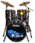 Mapex Horizon HX series 5 piece kit includes hardware, cymbals + throne