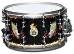 Ddrum 14in x 8in 'Vinnie Paul' Signature Dragon snare (used)