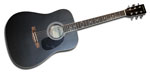 Eastwood LA125E Acoustic Guitar Matte Black