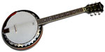 Ashbury 6 String Guitar Banjo