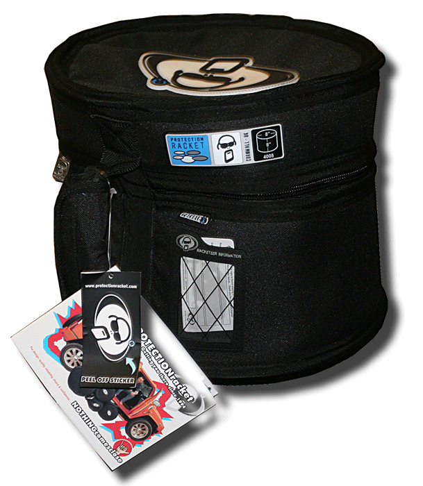 Protection Racket 8in x 8in tom case with RIMS (4008R)