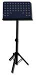 Black heavy duty concert music stand