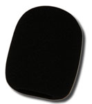 Foam mic windscreen (black)