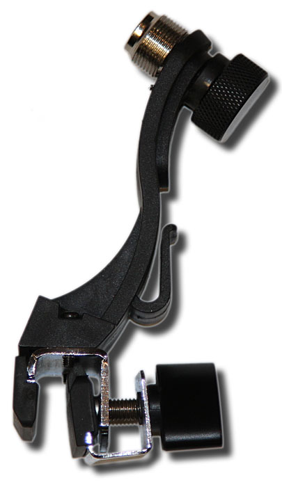 Drum microphone clamp