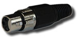 XLR female cable socket