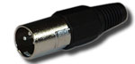 XLR male cable plug