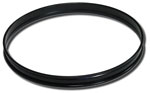 18in Steel bass drum hoop (black)