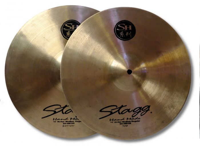 Stagg 14in Hand Made Hi hats (used)