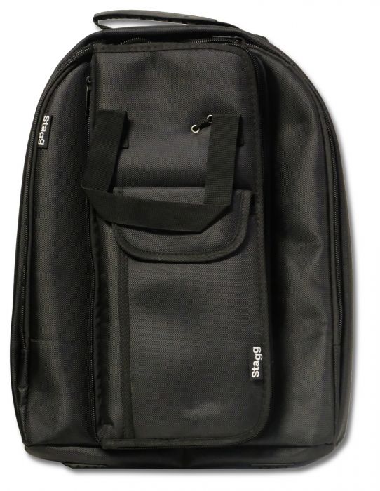 Backpack with removable stick bag