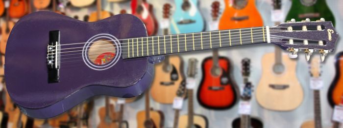Encore 1/2 Size Acoustic Guitar Pack Purple